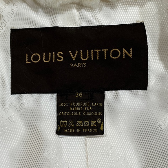 Louis Vuitton Rabbit Fur and Leather Vest - Picture 6 of 10